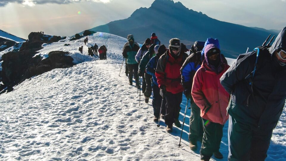 final stretch to uhuru peak