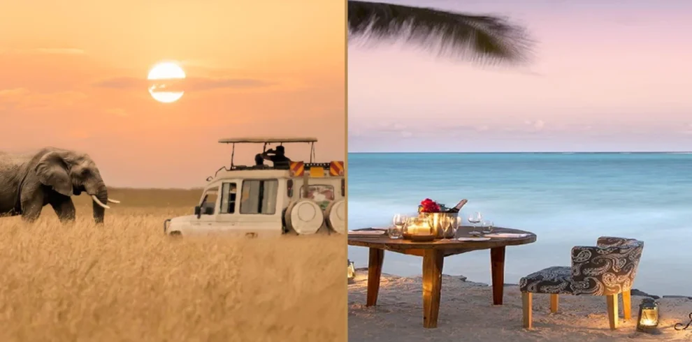 Tanzania wildlife safari and Zanzibar beach holiday combination