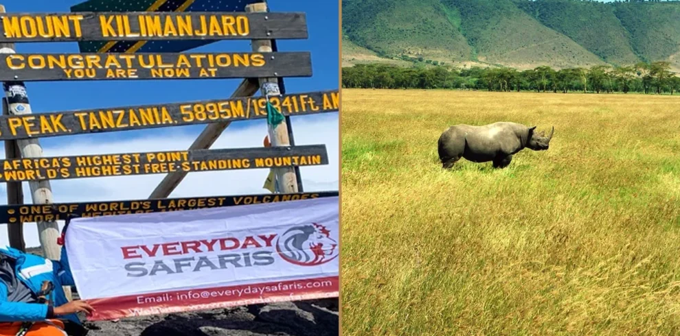 Kilimanjaro safari how many days travel guide by Everyday Safaris in Tanzania