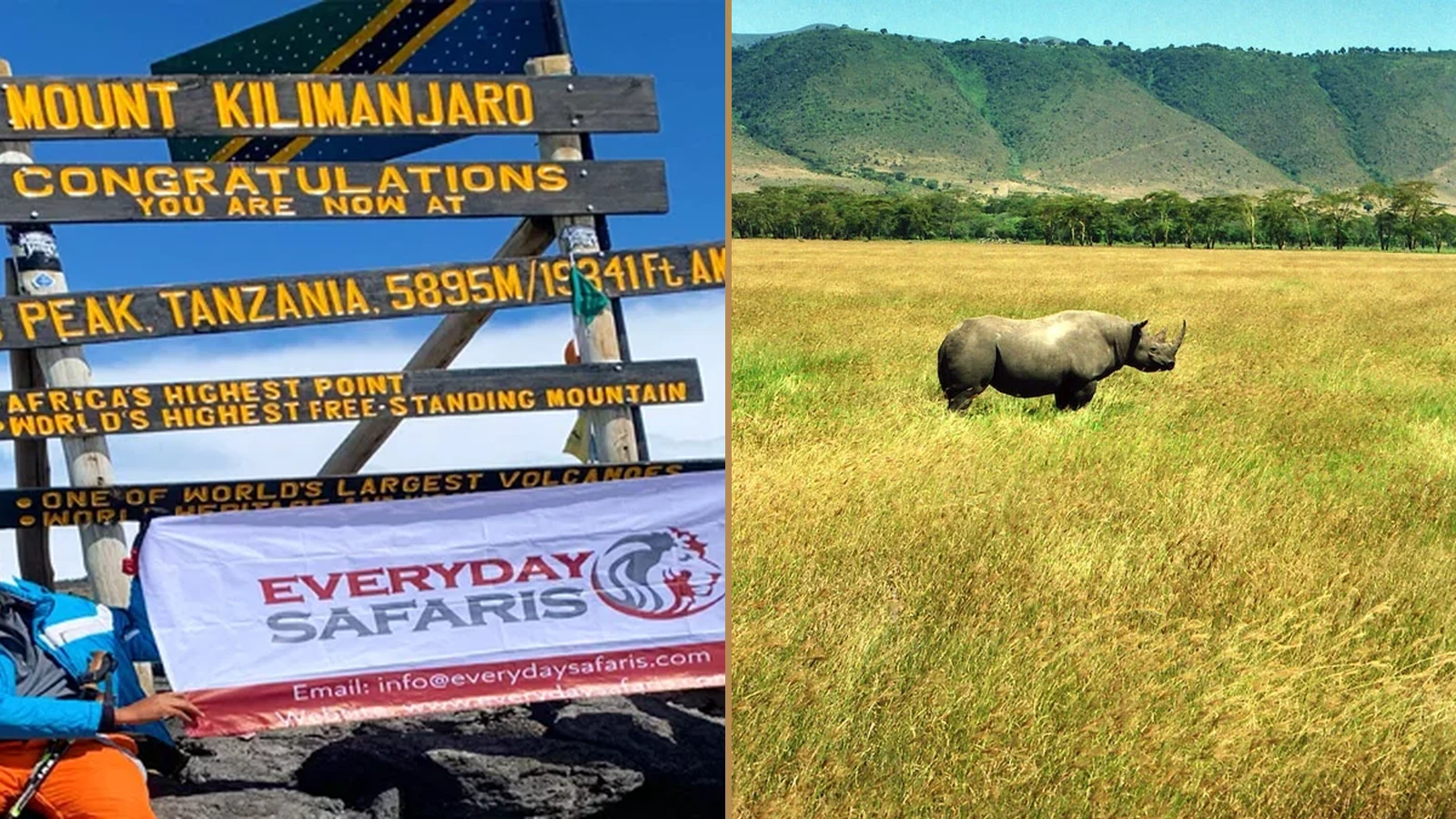 Kilimanjaro safari how many days travel guide by Everyday Safaris in Tanzania