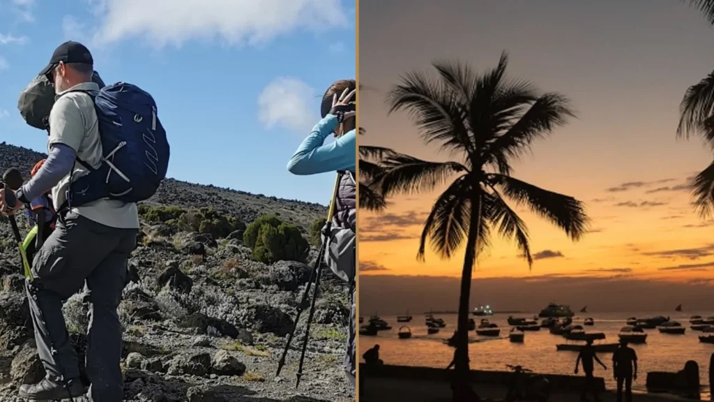 Kilimanjaro Lemosho Route climb and Zanzibar beach holiday combination