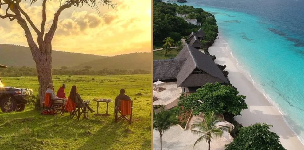 Tanzania wildlife safari and Zanzibar beach holiday combination
