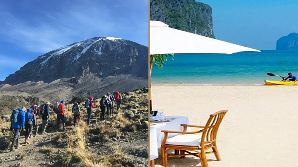 Kilimanjaro Marangu Route climb and Zanzibar beach holiday combination