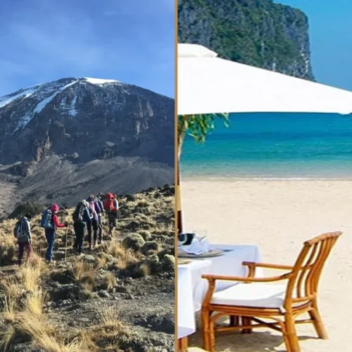 Kilimanjaro Marangu Route climb and Zanzibar beach holiday combination