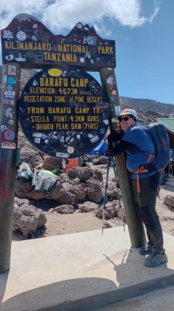 Barafu Camp Kilimanjaro Summit Climber Tanzania