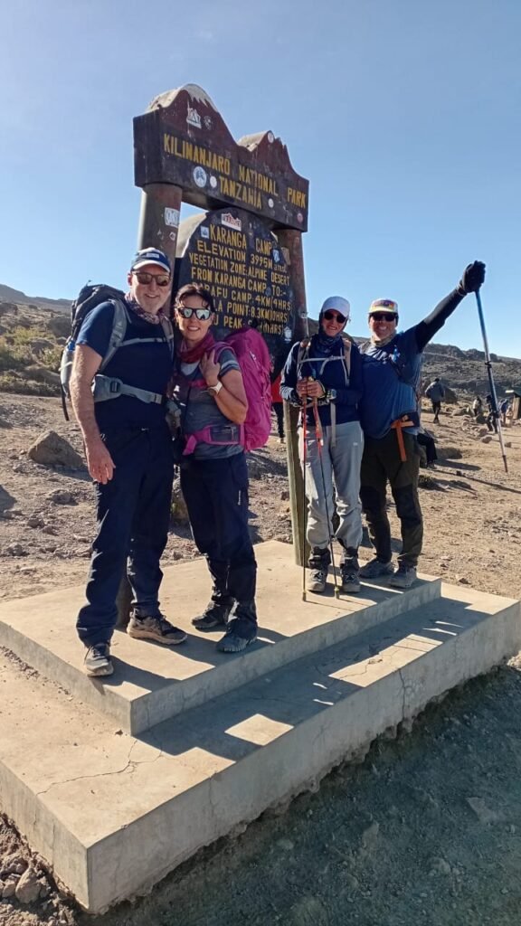 Karanga Camp Kilimanjaro Climbers High Altitude Tanzania