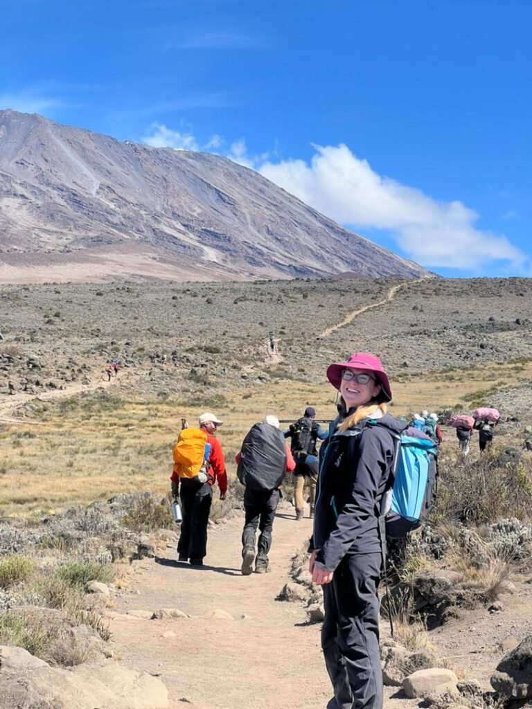 Lemosho Machame Kilimanjaro Guided Climbing Group Mountain View Tanzania