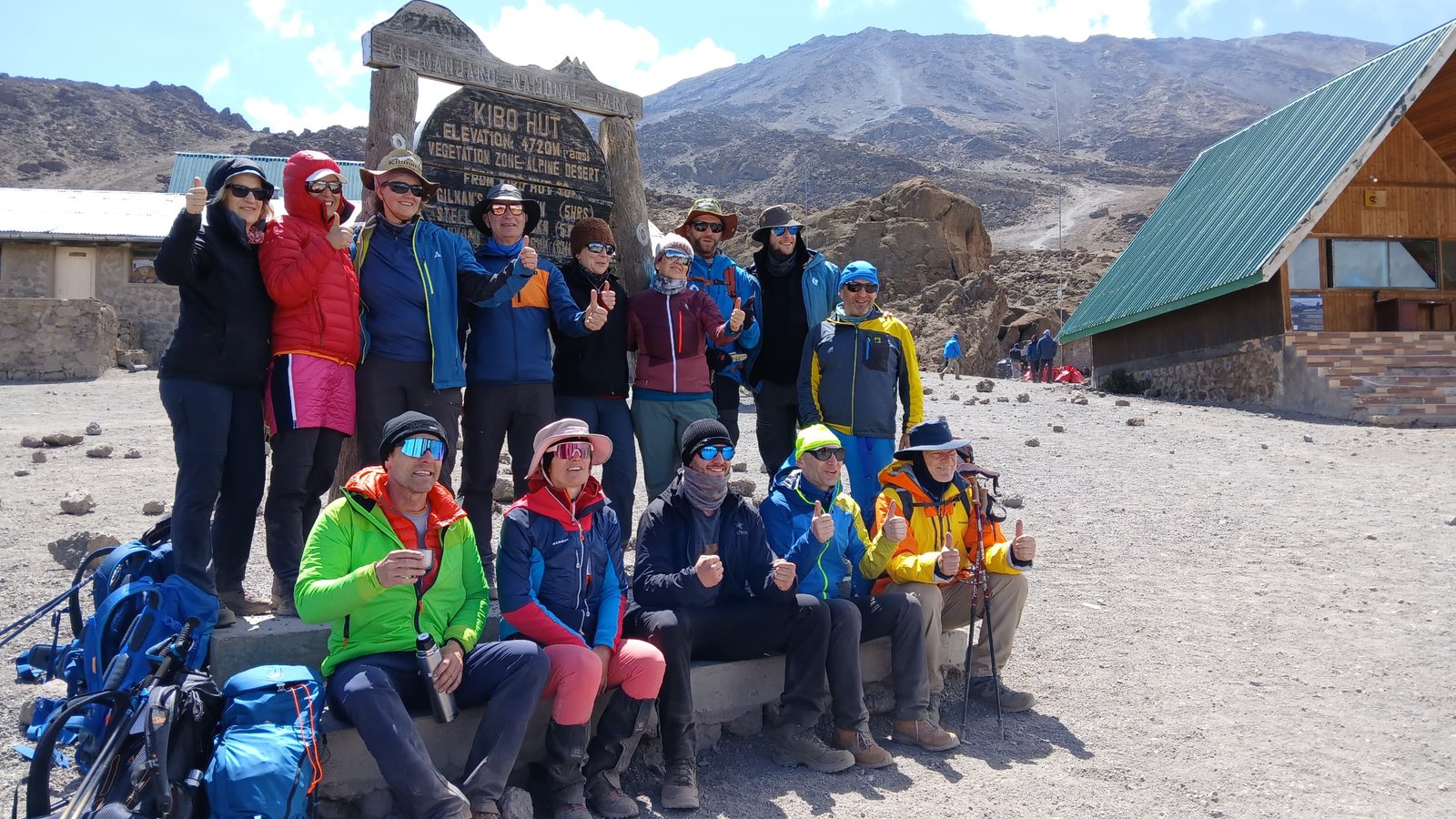 Kilimanjaro route camp and trekking environment