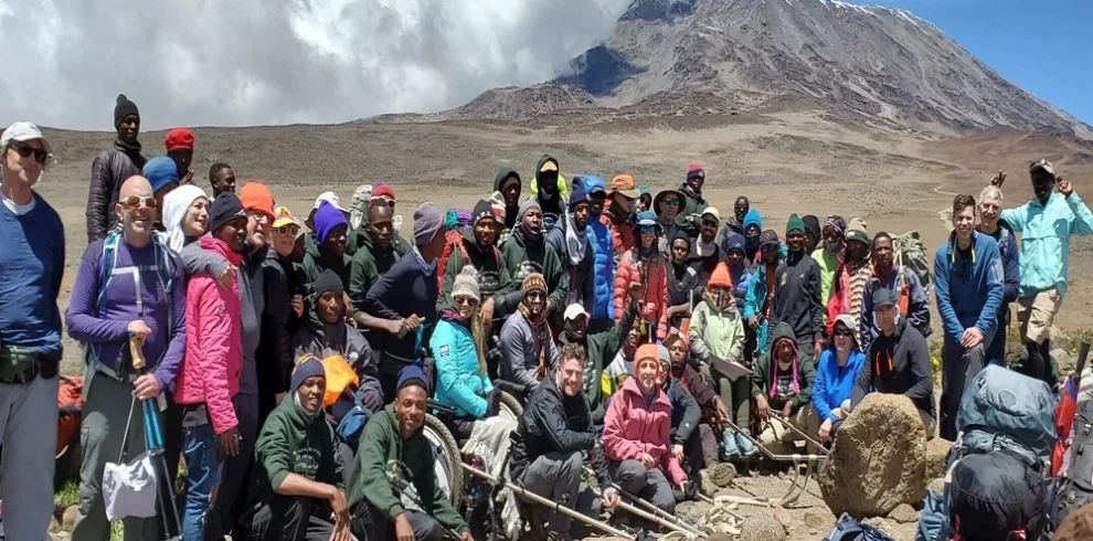 Mount kilimanjaro machame route scenic high altitude climbing and trekking adventure tanzania alternate view 02