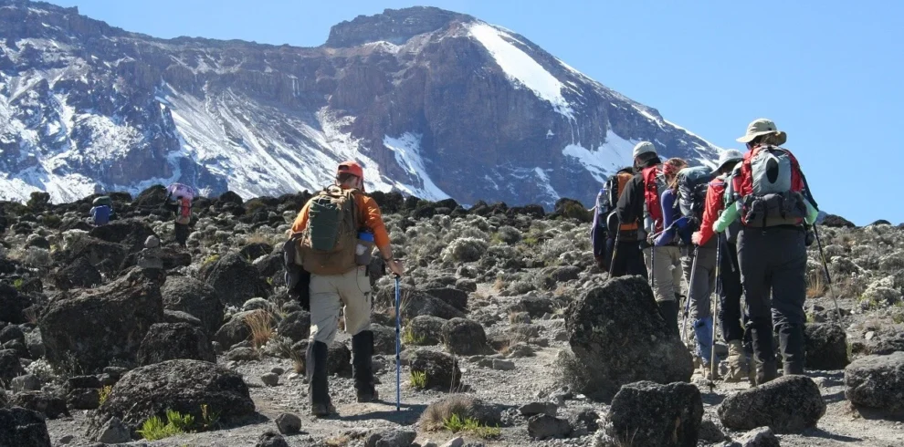 Shira Plateau Kilimanjaro mountain climbing guide in Tanzania