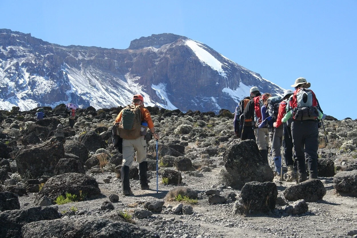 Shira Plateau Kilimanjaro mountain climbing guide in Tanzania