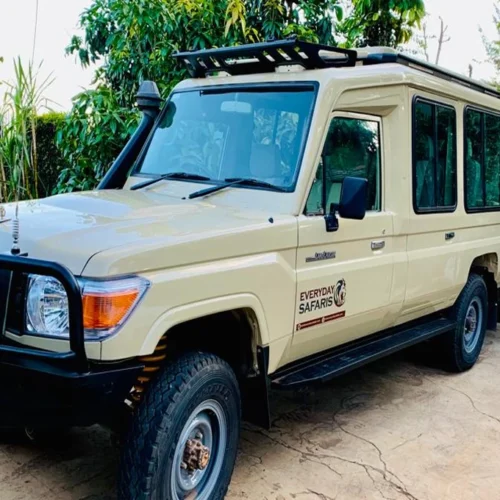 Private Tanzania safari vehicle ready for Tarangire and Lake Manyara game drives
